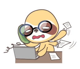 Soni, the cute little sloth sticker #985438