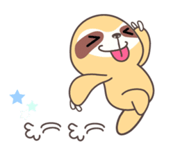 Soni, the cute little sloth sticker #985445