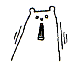 White bear sticker #985488