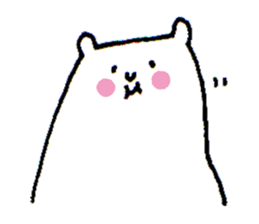 White bear sticker #985491