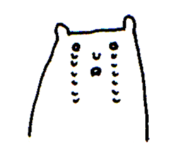 White bear sticker #985521