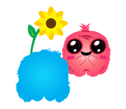 Monsta, the cute little monster sticker #986052