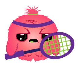 Monsta, the cute little monster sticker #986053