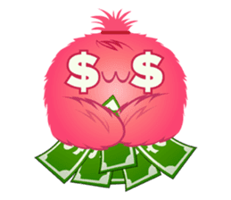 Monsta, the cute little monster sticker #986055