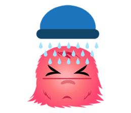 Monsta, the cute little monster sticker #986057