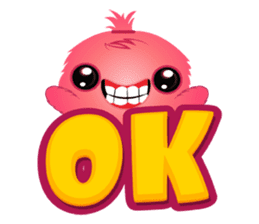 Monsta, the cute little monster sticker #986058