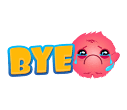 Monsta, the cute little monster sticker #986059