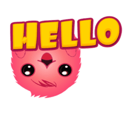 Monsta, the cute little monster sticker #986066