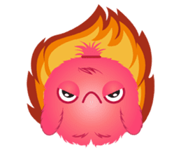 Monsta, the cute little monster sticker #986071