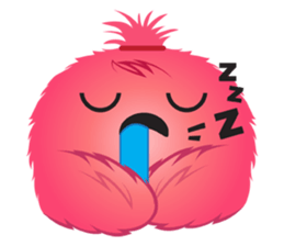 Monsta, the cute little monster sticker #986076