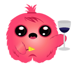 Monsta, the cute little monster sticker #986078