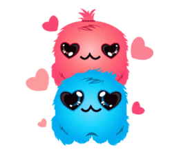 Monsta, the cute little monster sticker #986082