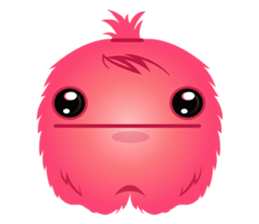 Monsta, the cute little monster sticker #986084