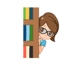 Tini the Pretty Librarian sticker #986221
