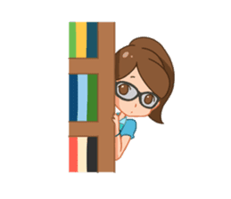 Tini the Pretty Librarian sticker #986221