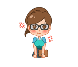 Tini the Pretty Librarian sticker #986222