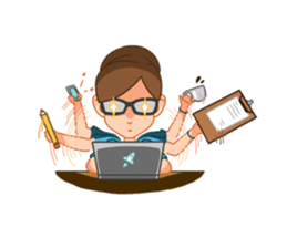 Tini the Pretty Librarian sticker #986223