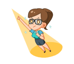 Tini the Pretty Librarian sticker #986228