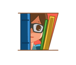 Tini the Pretty Librarian sticker #986238