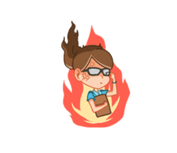 Tini the Pretty Librarian sticker #986241