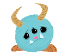 Flury, the cutest baby monster sticker #986327