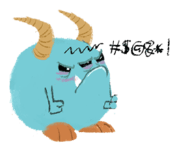 Flury, the cutest baby monster sticker #986331