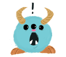 Flury, the cutest baby monster sticker #986339