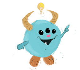 Flury, the cutest baby monster sticker #986343