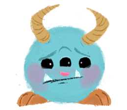 Flury, the cutest baby monster sticker #986345
