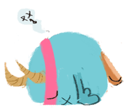 Flury, the cutest baby monster sticker #986349