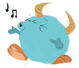 Flury, the cutest baby monster sticker #986350