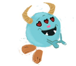 Flury, the cutest baby monster sticker #986351