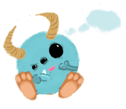 Flury, the cutest baby monster sticker #986352