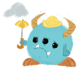 Flury, the cutest baby monster sticker #986353