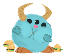 Flury, the cutest baby monster sticker #986354