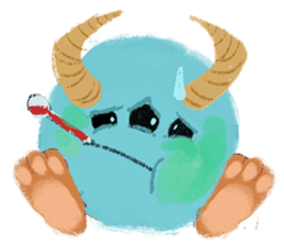 Flury, the cutest baby monster sticker #986356