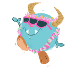 Flury, the cutest baby monster sticker #986359