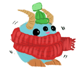 Flury, the cutest baby monster sticker #986360