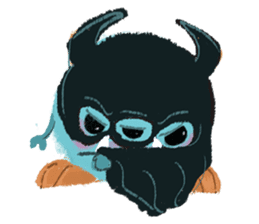 Flury, the cutest baby monster sticker #986366