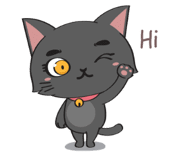 A Black Cat sticker #986487