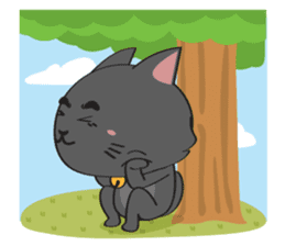 A Black Cat sticker #986524