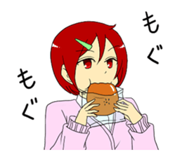 Japanese high school life sticker #986539