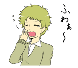 Japanese high school life sticker #986564