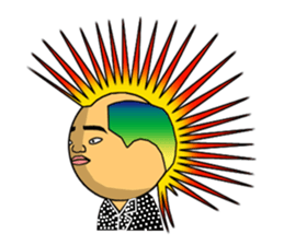 crazy samurai sticker #986679