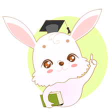 Yuu, the happy rabbit sticker #986887