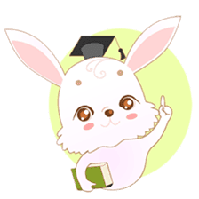 Yuu, the happy rabbit sticker #986887