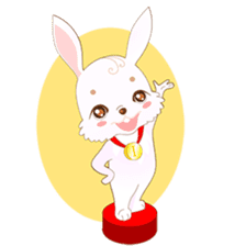 Yuu, the happy rabbit sticker #986888