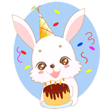 Yuu, the happy rabbit sticker #986891