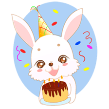 Yuu, the happy rabbit sticker #986891