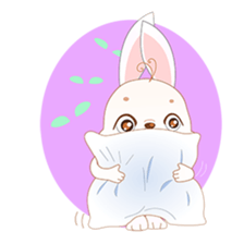Yuu, the happy rabbit sticker #986892